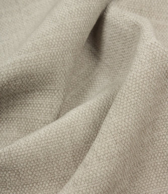 Elcombe Chenille Fabric / Silver - Just Fabrics