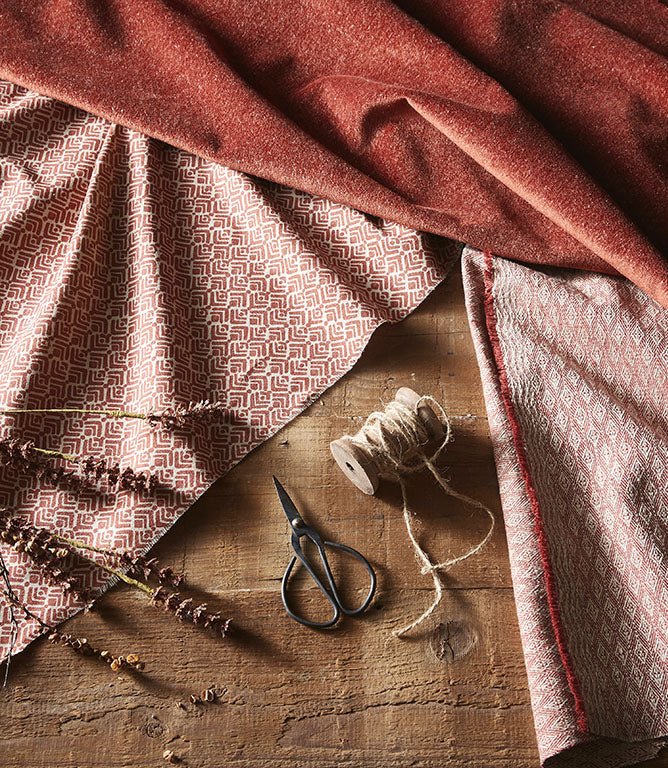 Velita Fabric / Auburn - Just Fabrics