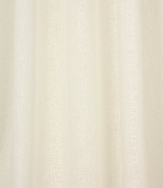 JF Linen Sheer Fabric / Ivory - Just Fabrics