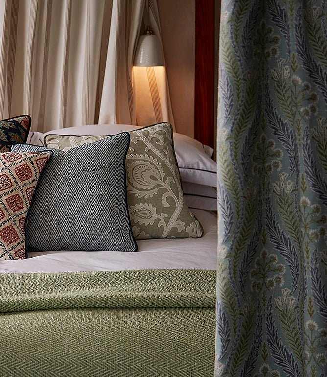 Verini Velvet Fabric / Ochre - Just Fabrics