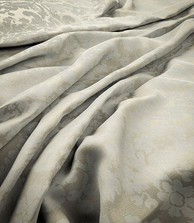 Chalfield Damask Fabric / Parchment - Just Fabrics