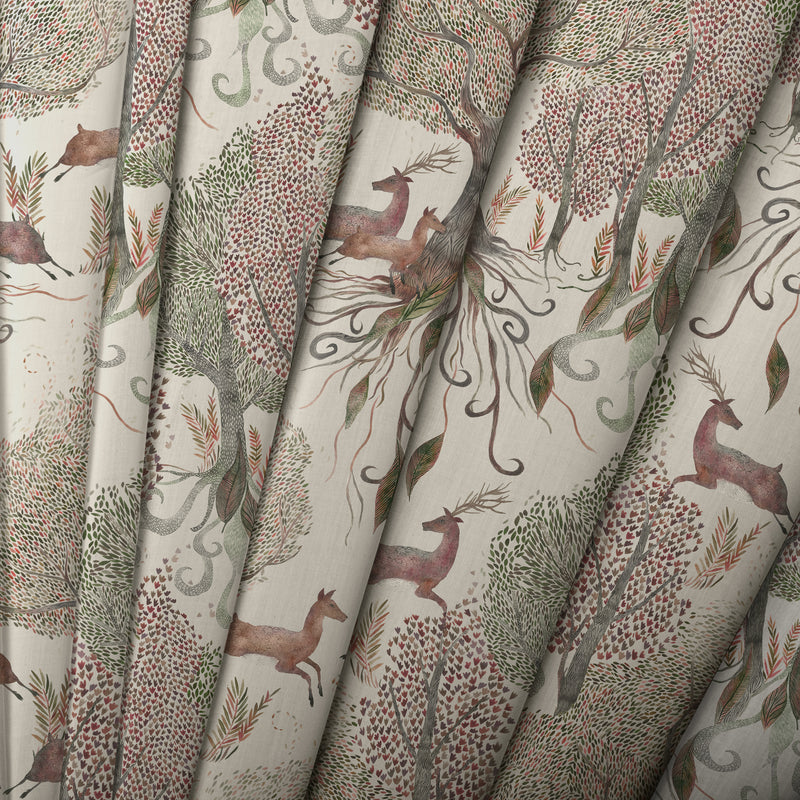 Willow Woods Fabric / Stone - Just Fabrics