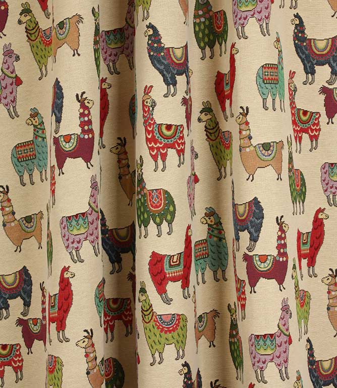 Alpaca Tapestry Fabric / Multi - Just Fabrics