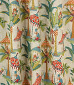 Cheeky Monkey Linen Fabric / Multi - Just Fabrics