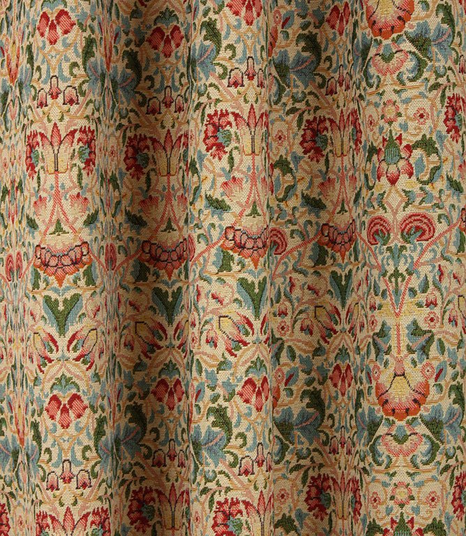 Lodden Tapestry Fabric / Pink - Just Fabrics