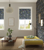 Garden of Eden Fabric / Midnight - Just Fabrics