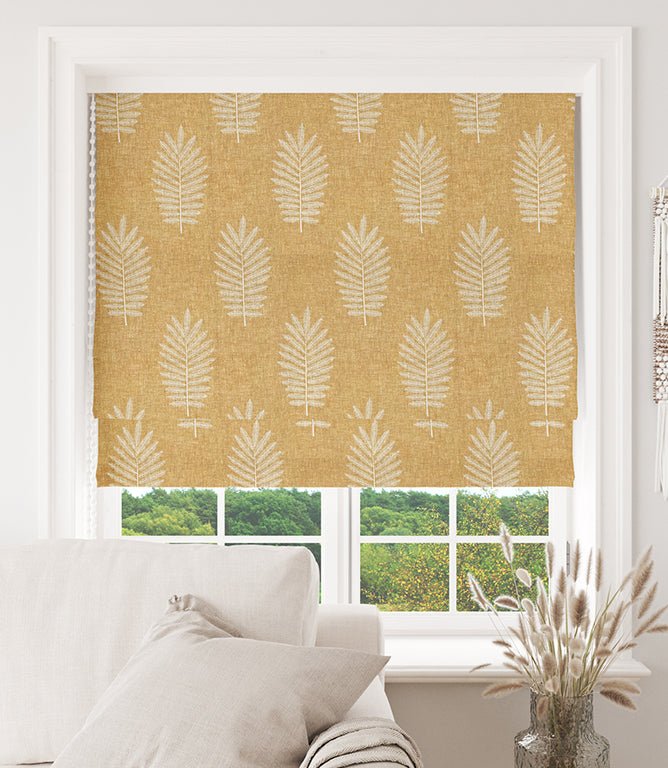 Fernleigh Fabric / Ochre - Just Fabrics