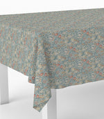 Golden Lily Oilcloth Fabric / Tourmaline - Just Fabrics