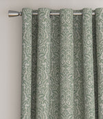 Hazel Damask Fabric / Eau de nil - Just Fabrics