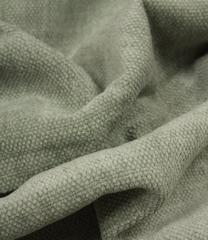 Elcombe Chenille Fabric / Mint - Just Fabrics