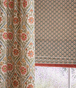 Odila Fabric / Aqua - Just Fabrics