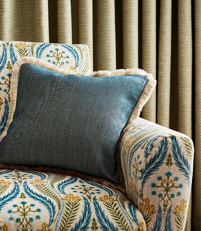 Azar FR Fabric / Sapphire - Just Fabrics