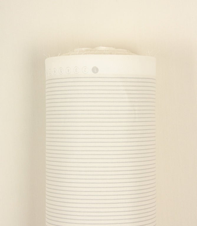 JF Stripe Lining Fabric / Grey - Just Fabrics