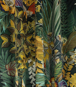 Hidden Paradise Fabric / Emerald - Just Fabrics