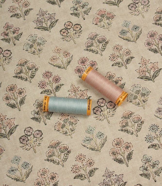 Amari Fabric / Natural - Just Fabrics