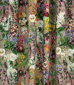Flower Garden Velvet Fabric / Multi - Just Fabrics