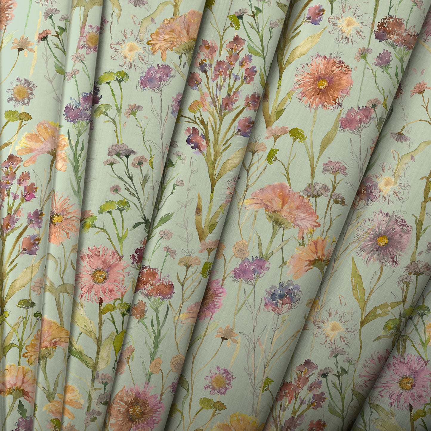 Medmerry Fabric / Sky - Just Fabrics