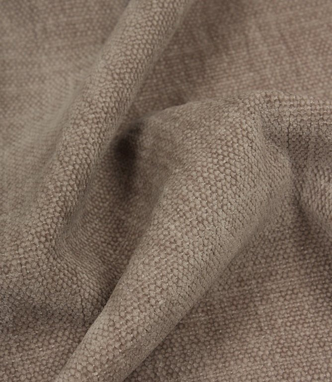 Elcombe Chenille Fabric / Mink - Just Fabrics