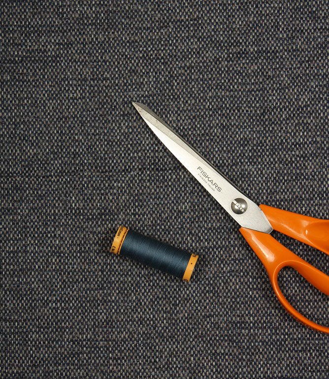 Heath FR Fabric / Navy - Just Fabrics