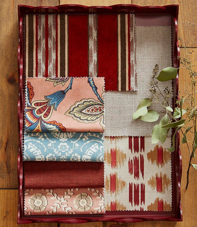 Castelle Fabric / Petrol - Just Fabrics