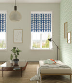 Swim Swam Swan Fabric / Denim - Just Fabrics