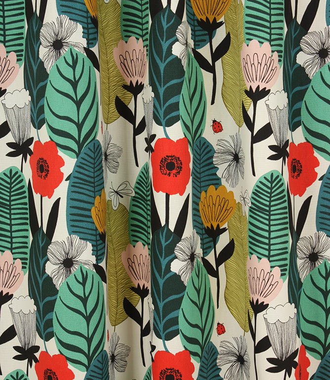 Blooma Fabric / Poppy - Just Fabrics