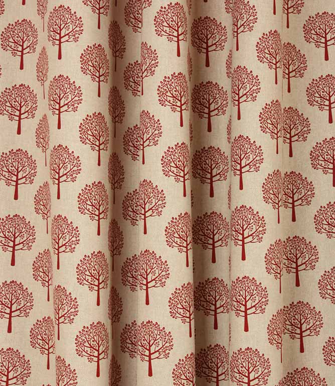 Spruce Fabric / Red - Just Fabrics