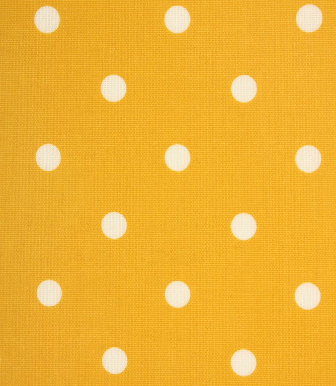 Full Stop Matt PVC Fabric / Mustard - Just Fabrics