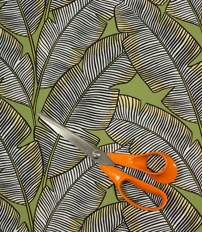 Lana Outdoor Fabric / Vert - Just Fabrics