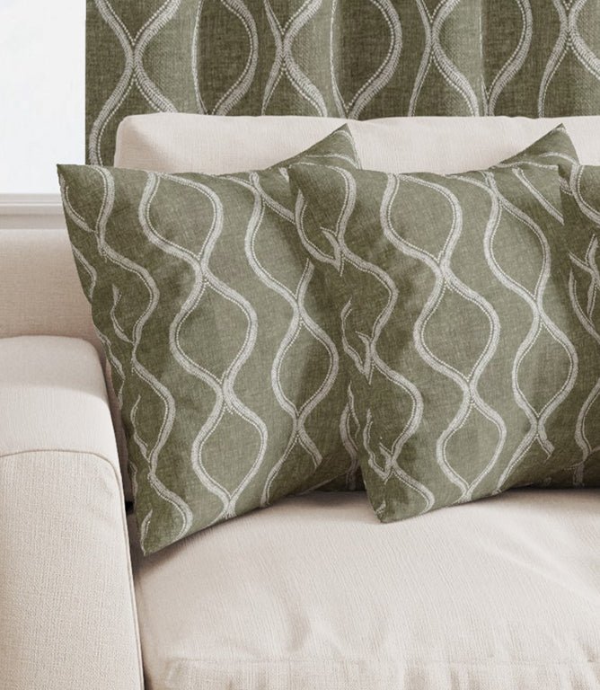 Orchard Trail Fabric / Avocado - Just Fabrics