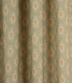 Evie Fabric / Soft Gold / Apple Green - Just Fabrics