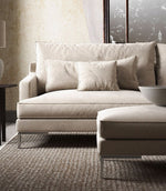 Ripley Chenille FR Fabric / Smoke - Just Fabrics