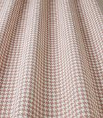 Houndstooth FR Fabric / Blush - Just Fabrics