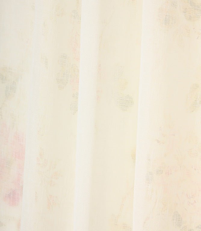 JF Boucle Voile Fabric / White - Just Fabrics