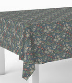 Golden Lily Oilcloth Fabric / Jewel - Just Fabrics