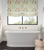 Fruit Fabric / Leaf Green / Madder - Just Fabrics