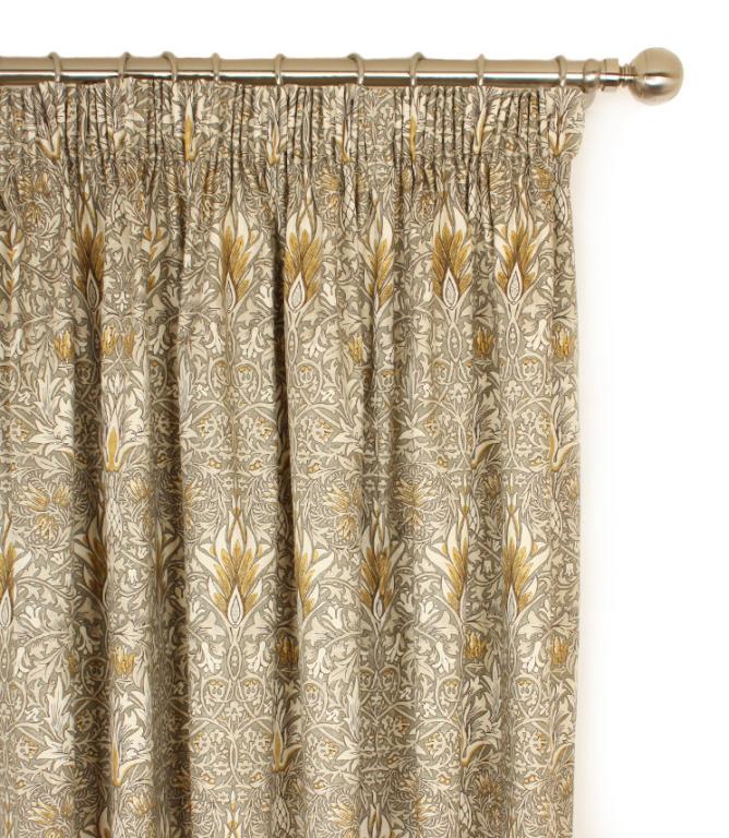 Snakeshead Pencil Pleat Curtains - Just Fabrics
