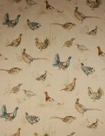 Game Birds Fabric / Linen - Just Fabrics