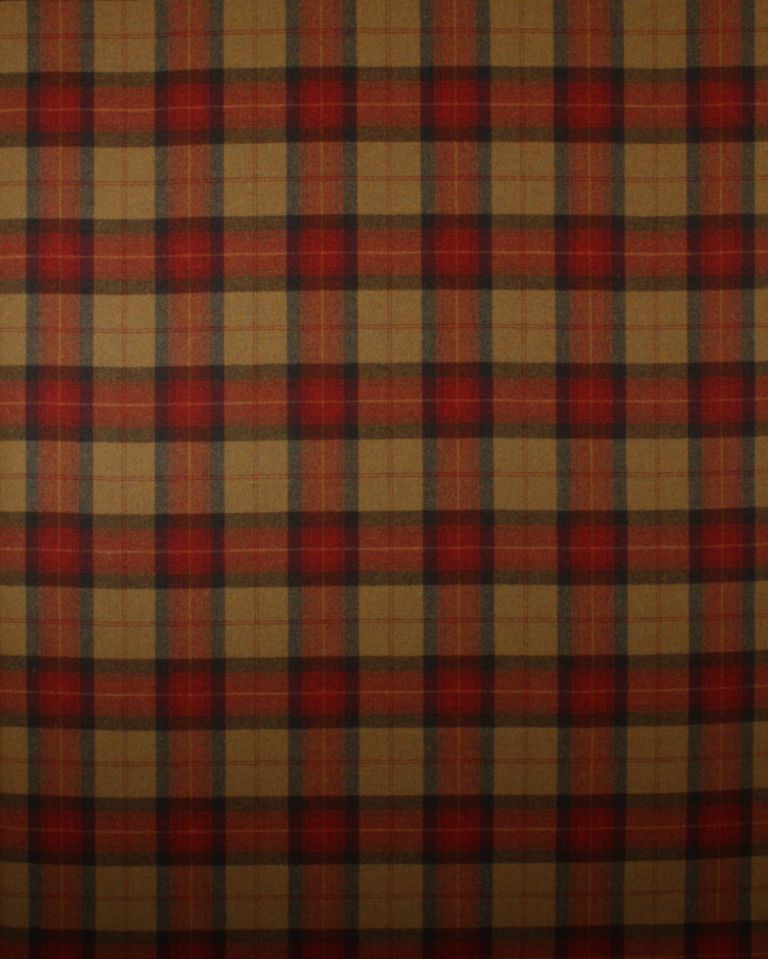 Skye Wool Fabric / Claret - Just Fabrics