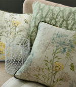 Country Journal Linen Fabric / Duck Egg - Just Fabrics