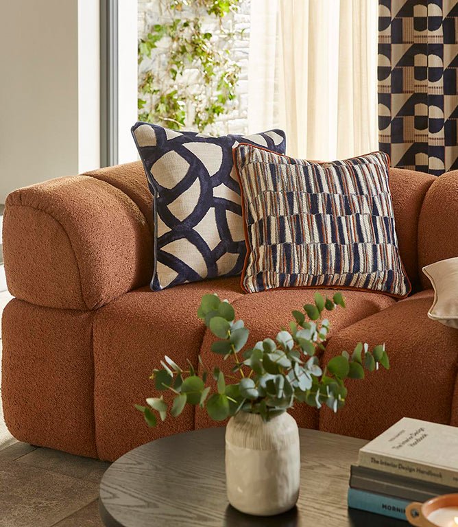 Orbit Fabric / Slate Blue - Just Fabrics