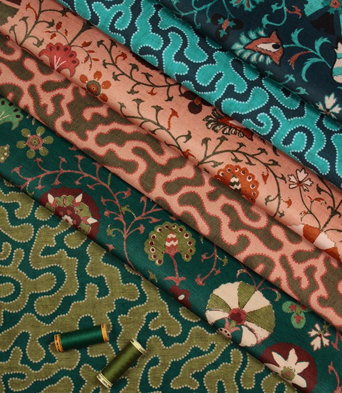 Aristora Velvet Fabric / Navy - Just Fabrics