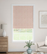 Hazel Damask Fabric / Blush - Just Fabrics