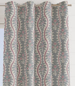 Elbury Vine Fabric / Berry - Just Fabrics