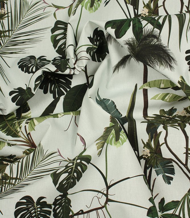 Palm Grove Outdoor Fabric / Green - Just Fabrics