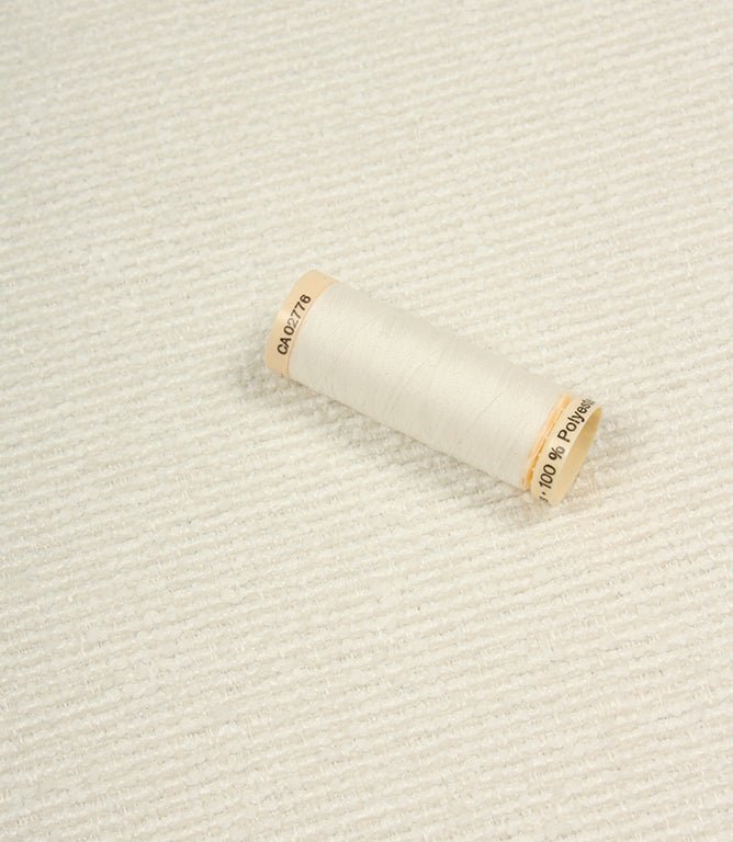 Hidcote Weave Fabric / Ecru - Just Fabrics