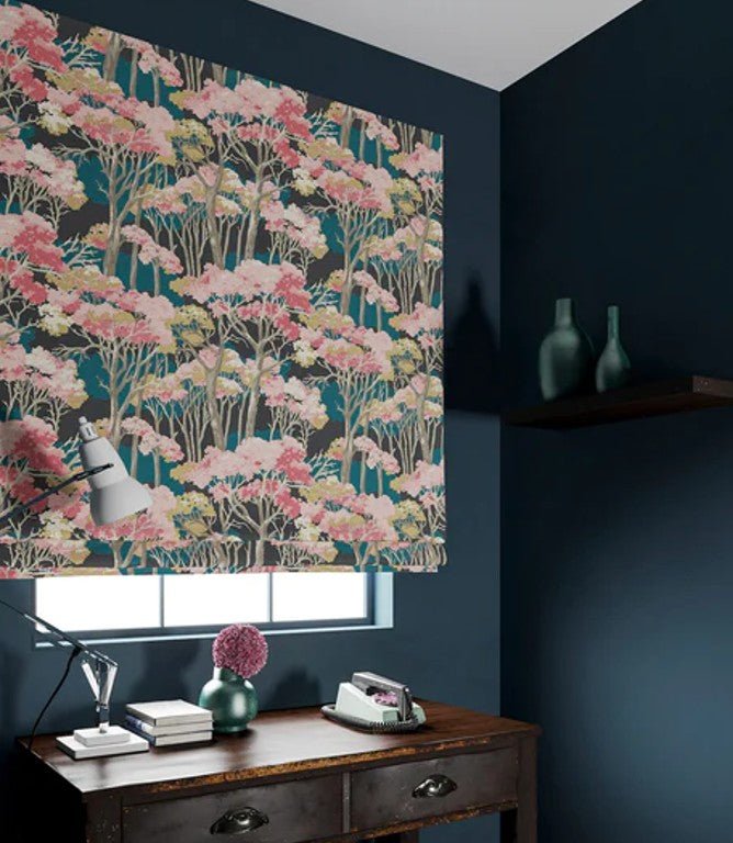 Arboreal Fabric / Cerise - Just Fabrics