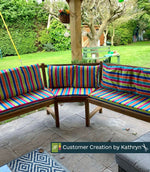 Brighton Outdoor Fabric / Multi - Just Fabrics