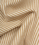 Highbury Stripe Fabric / Ochre - Just Fabrics