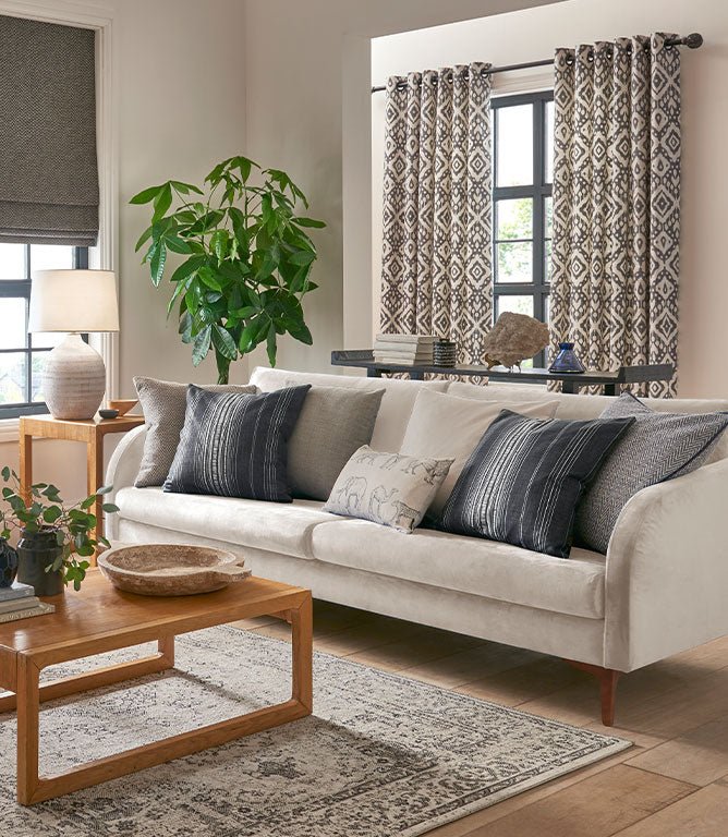 Marrakech Fabric / Anthracite - Just Fabrics